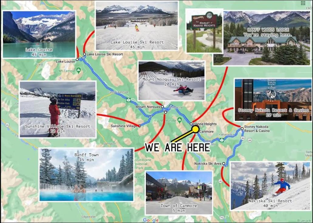 Mountainview -Privatechalet Sleep7- 5Min To Dt Vacation Home Canmore Dış mekan fotoğraf
